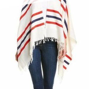 NWOT J. McLaughlin Colette Striped Poncho